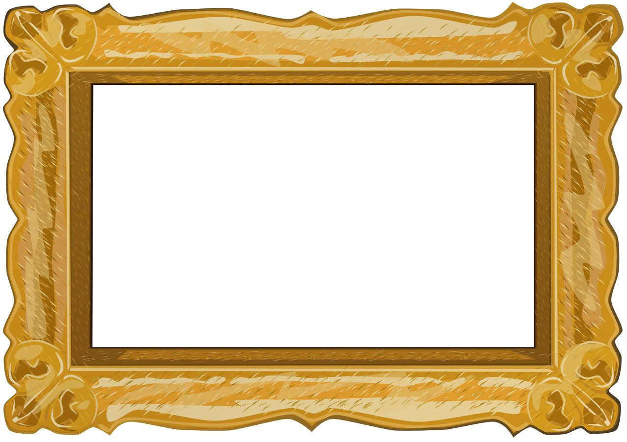 Gold Frame Wallpaper High Quality