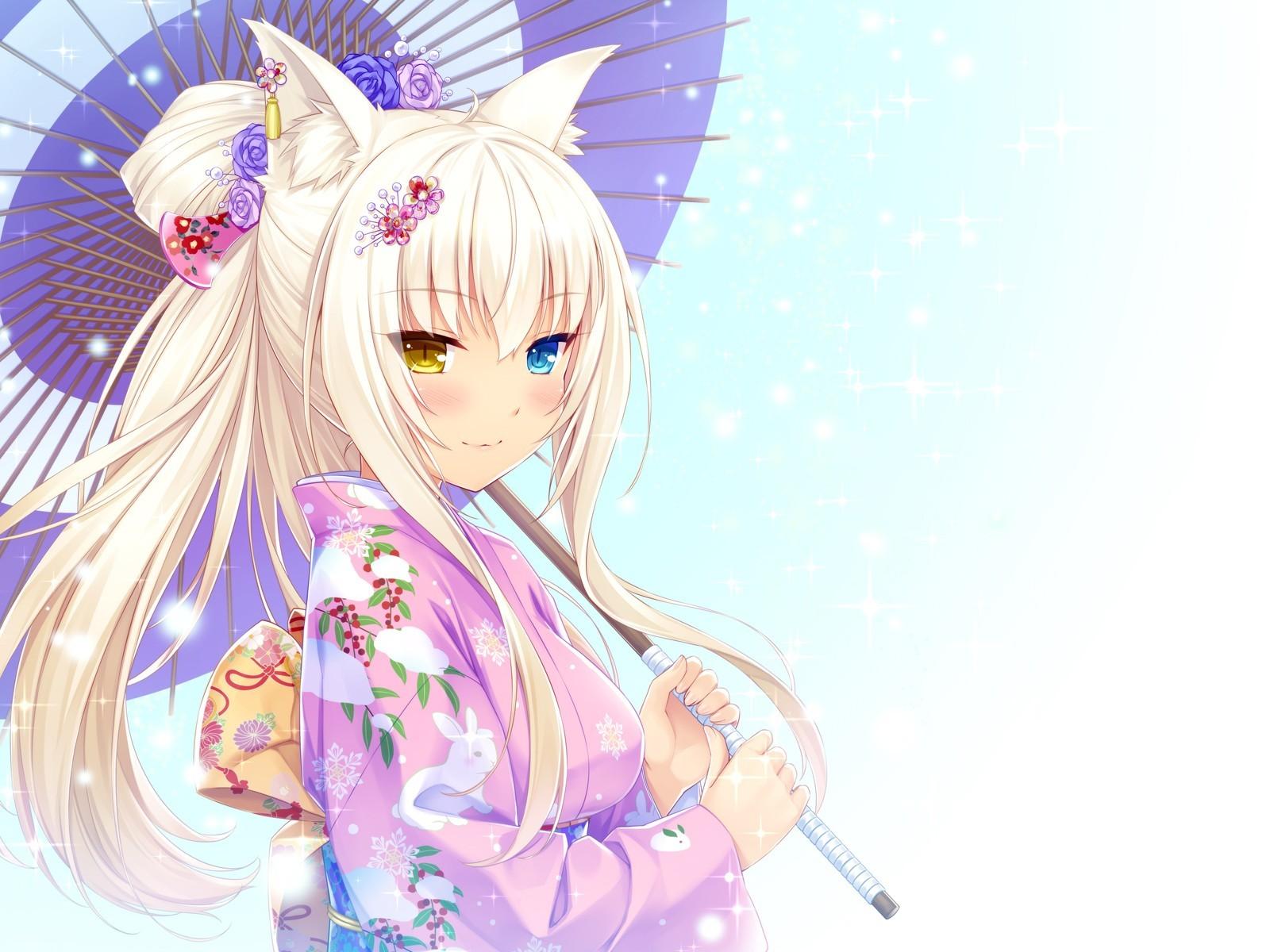 Anime Cat Girl Wallpaper 21362
