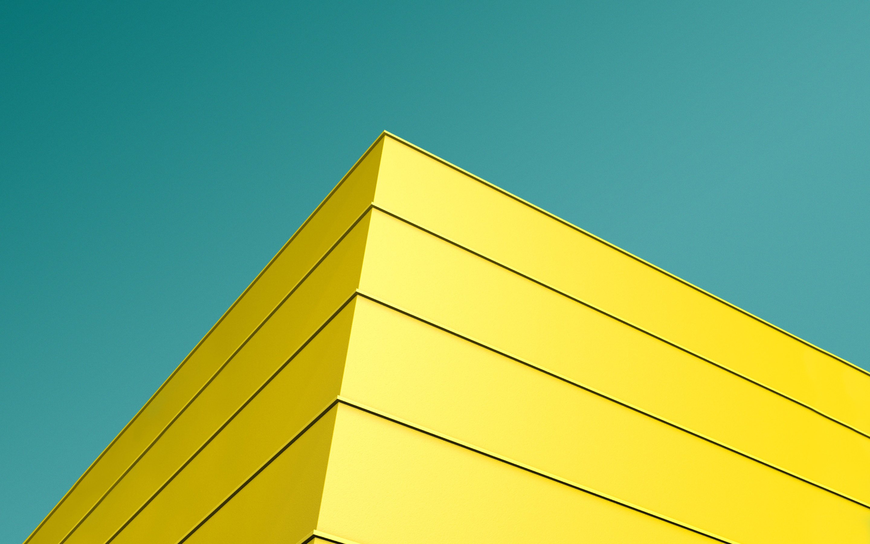 Yellow Structure HD Wallpaper