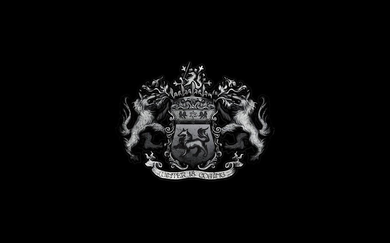Coat of arms, Game of Thrones, Winter is Coming, House Stark