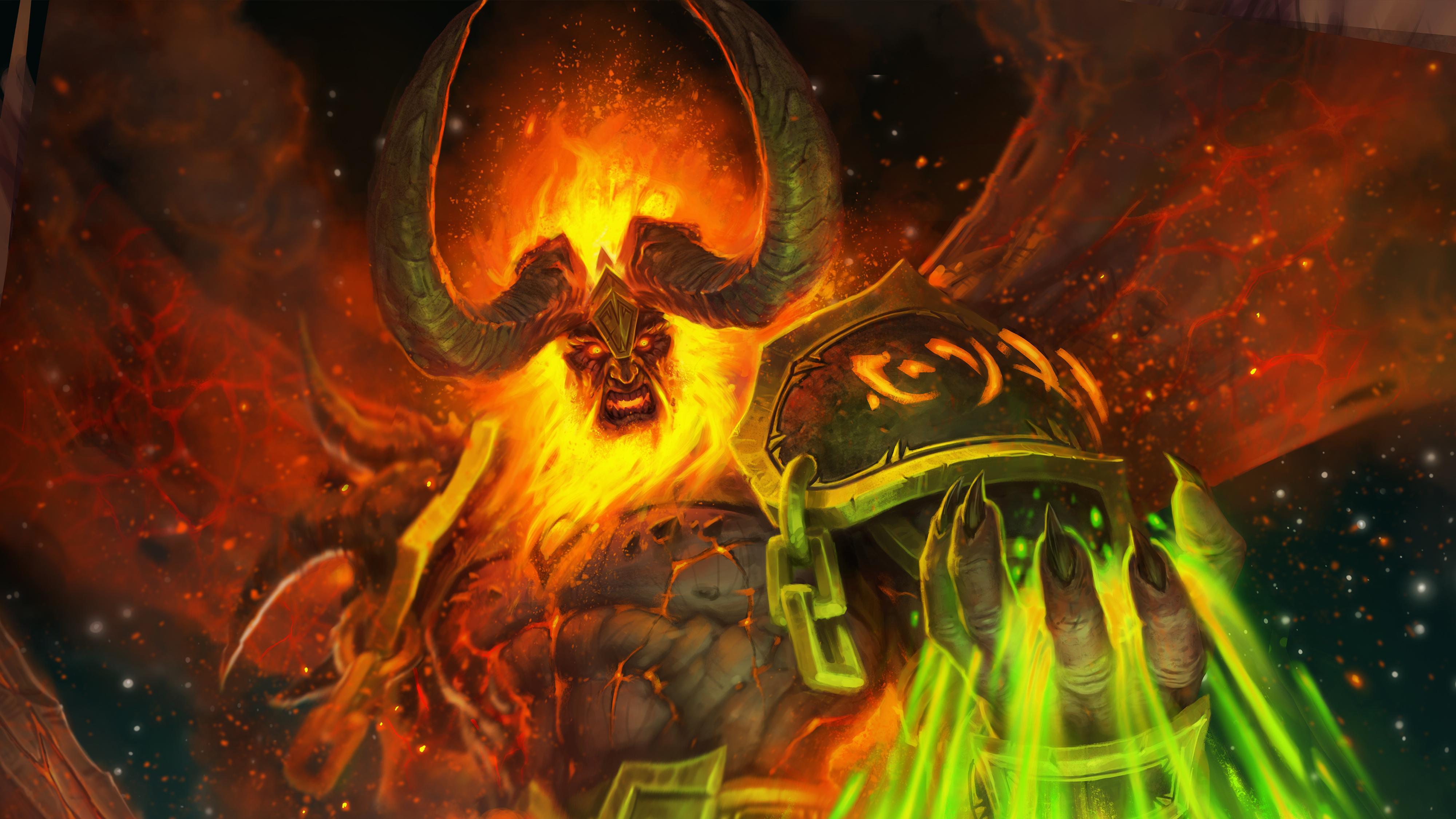 Wallpaper World of Warcraft, Shadows of Argus, 4K, Games