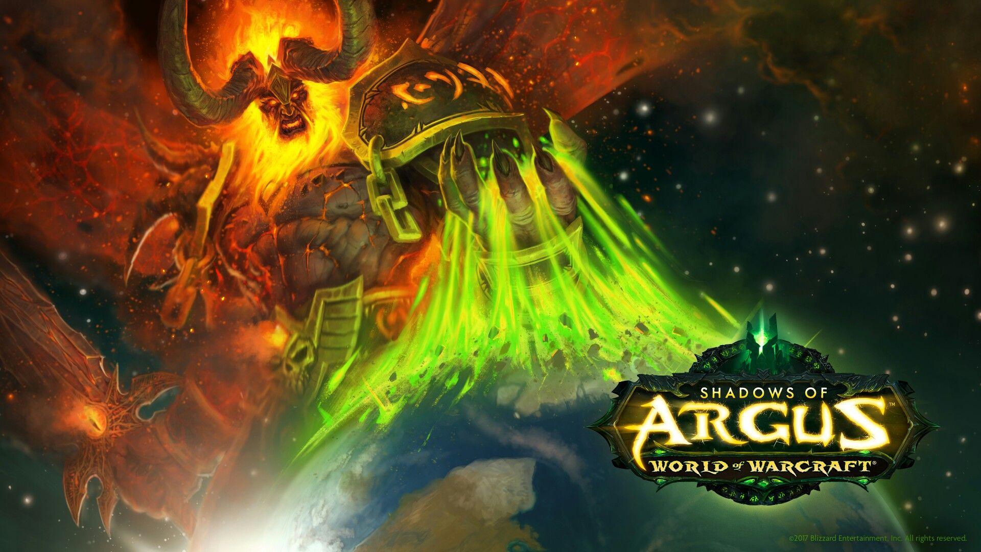 Shadow of Argus Patch 7.3 Wallpaper. burning legion. Warcraft art