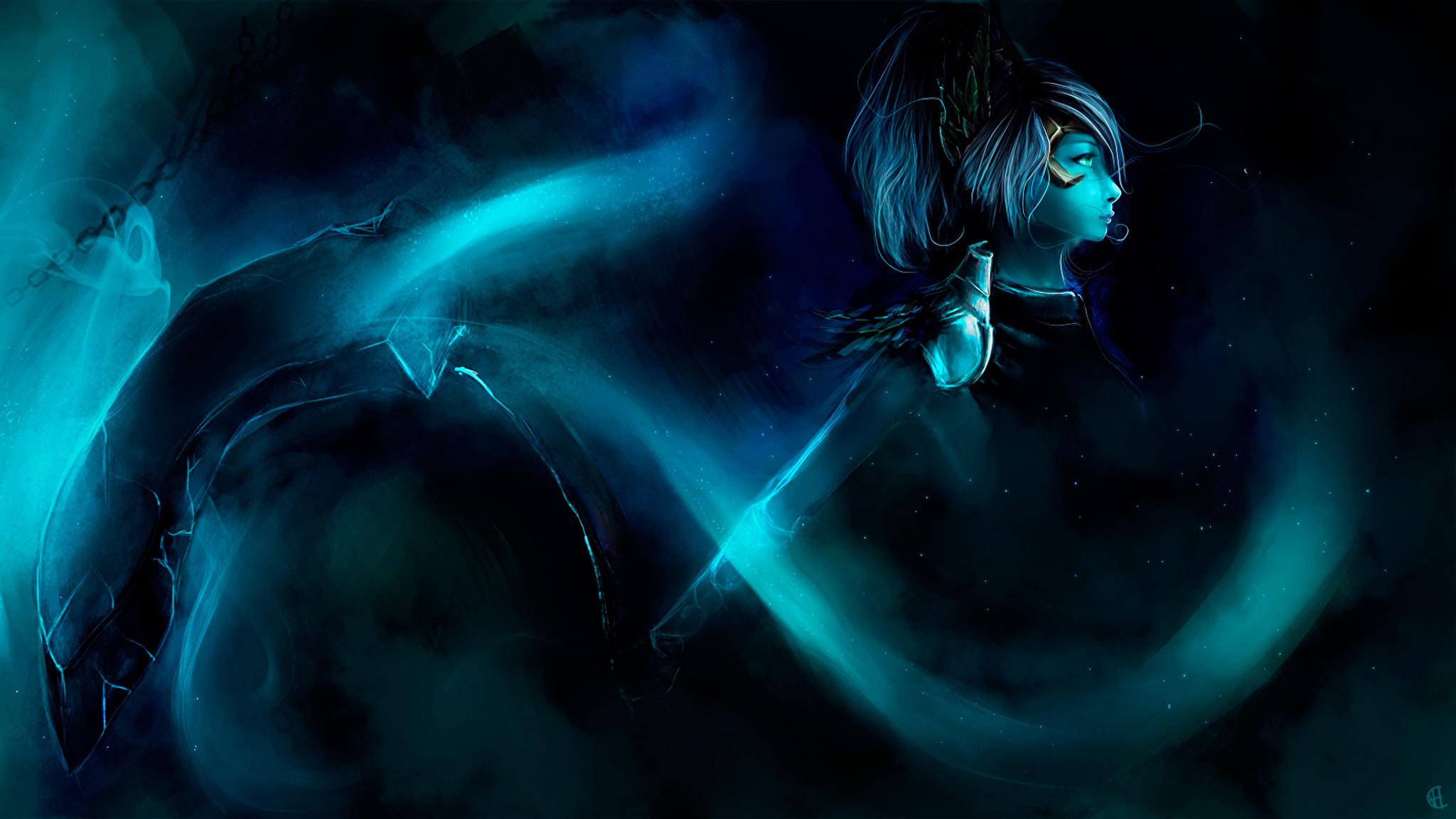 Wallpaper DOTA 2 Phantom assassin mortred Warriors 2048x1152