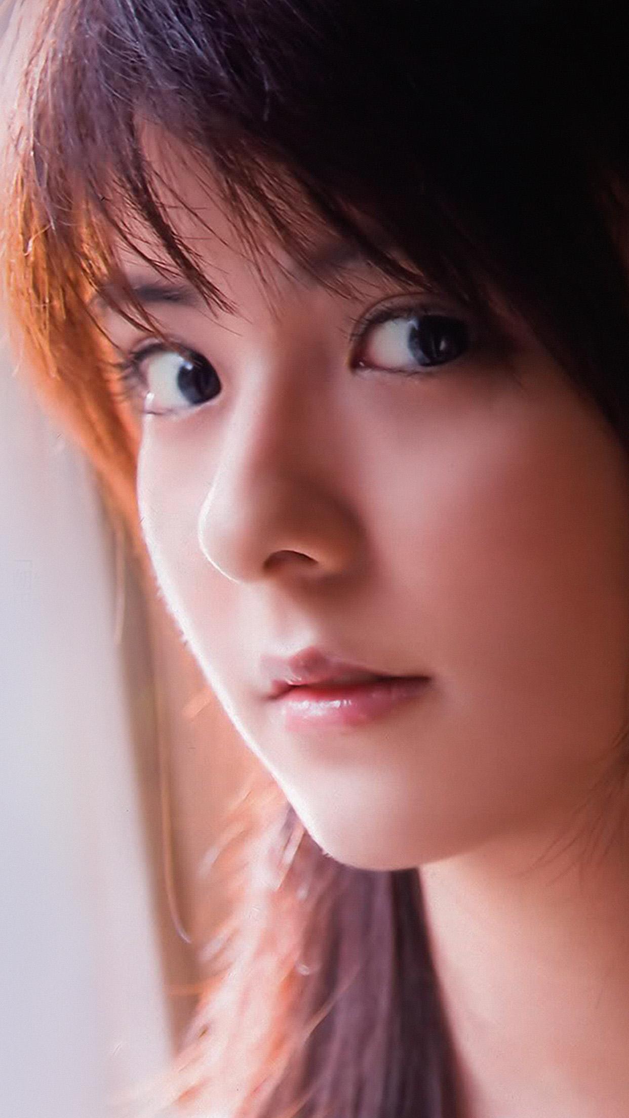 Mina Fujii Cute Girl Face Kpop Android wallpaper HD
