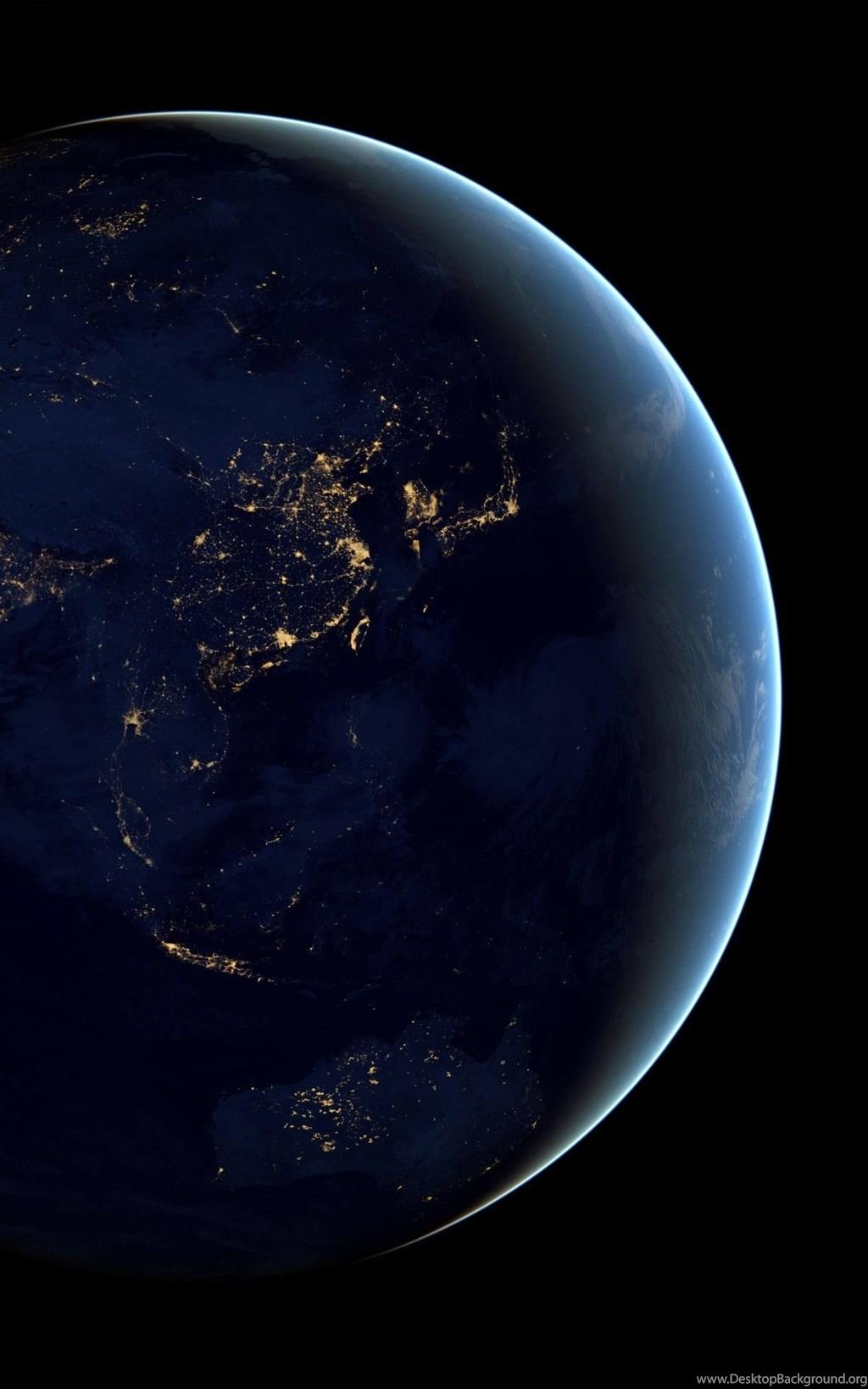 Download Earth At Night Seen From Space HD Wallpaper For Kindle