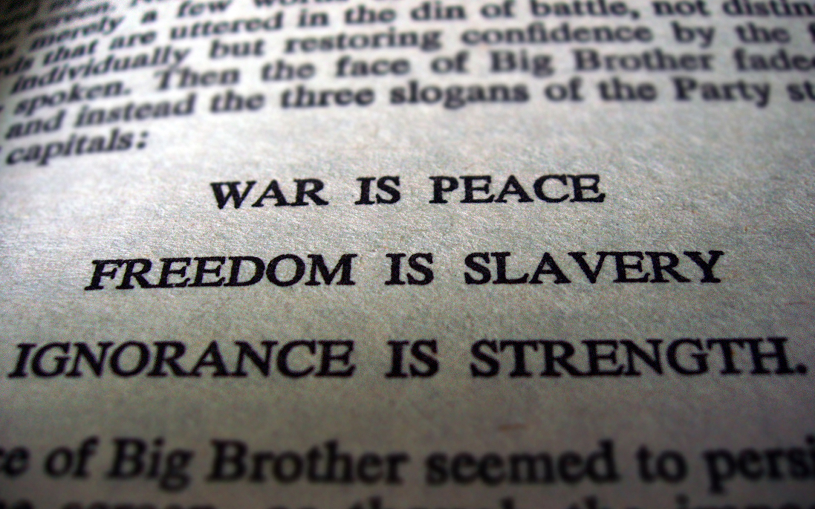 war, freedom, peace, George Orwell wallpaper