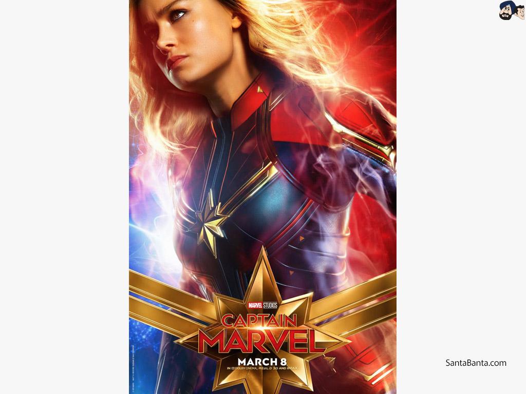 Captain Marvel Movie Wallpaper