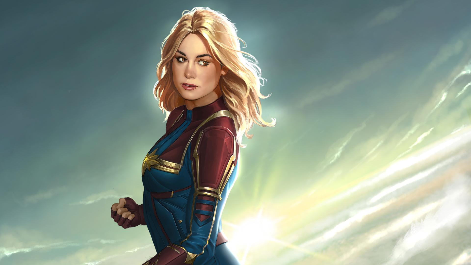 Wallpaper 4k Captain Marvel New Artworks 2019 movies wallpaper