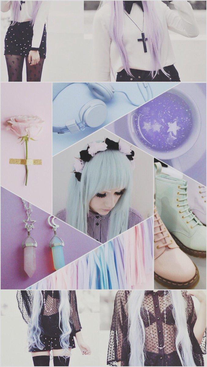 wallpaper - •pastel goth aesthetic wallpaper •rt if you