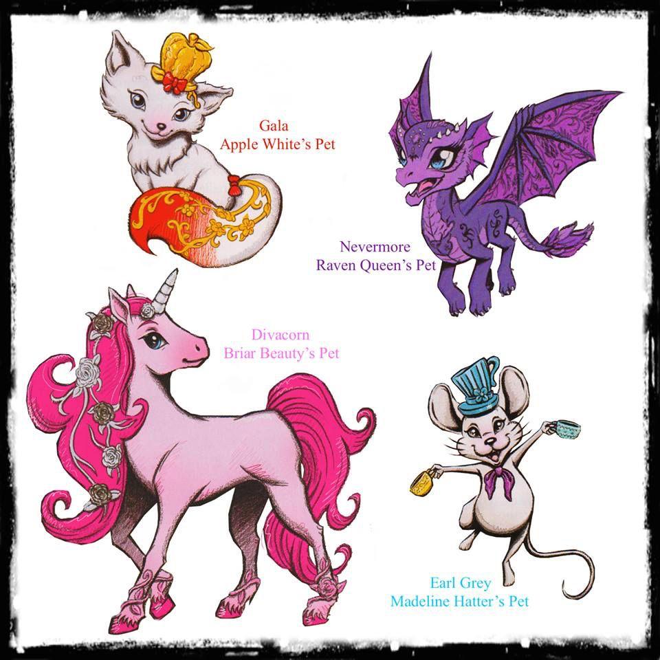 Ever after high pets. Ever After High. Ever after high, High art