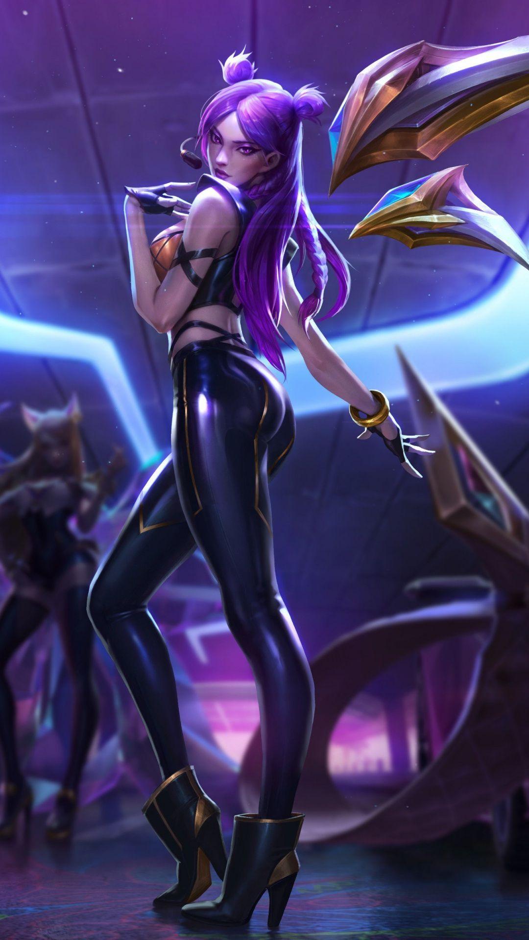 Wallpaper ID 302748  Video Game League Of Legends Phone Wallpaper KaiSa  League Of Legends 1440x3200 free download
