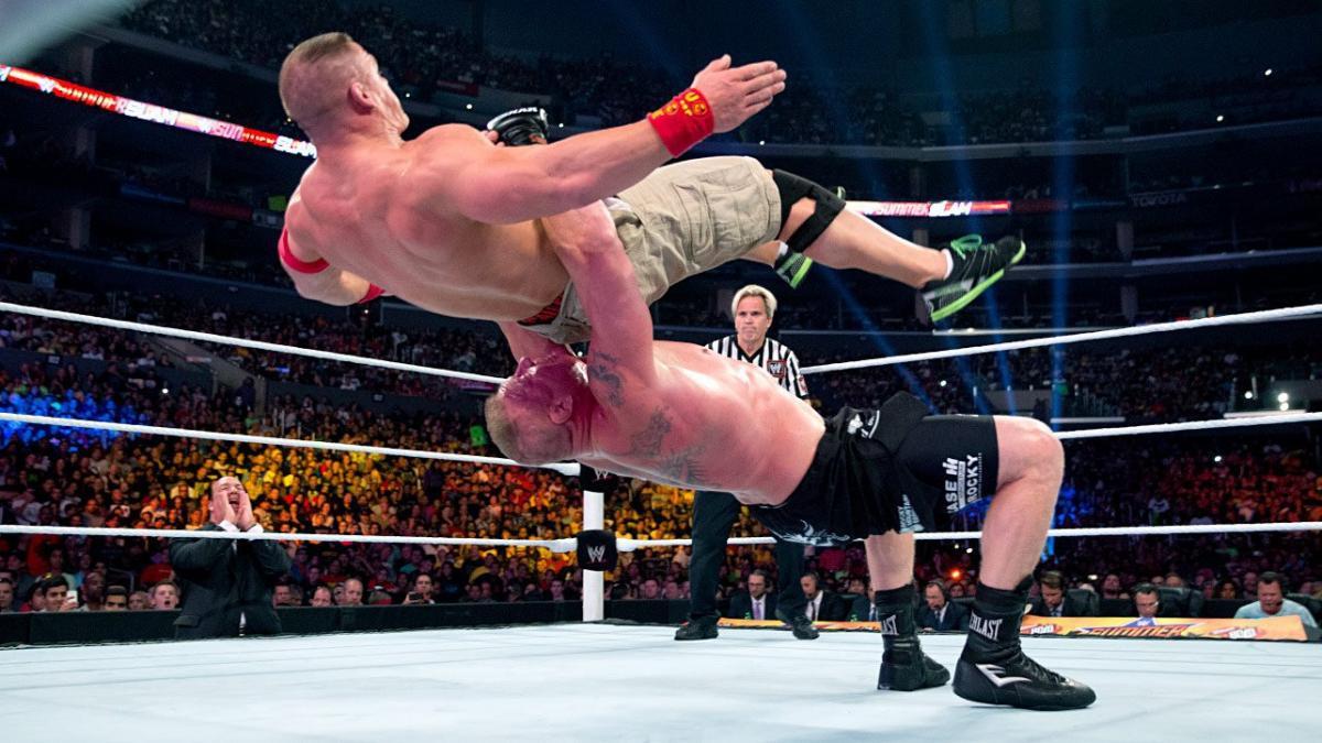 Welcome to Suplex City Lesnar's most devastating throws