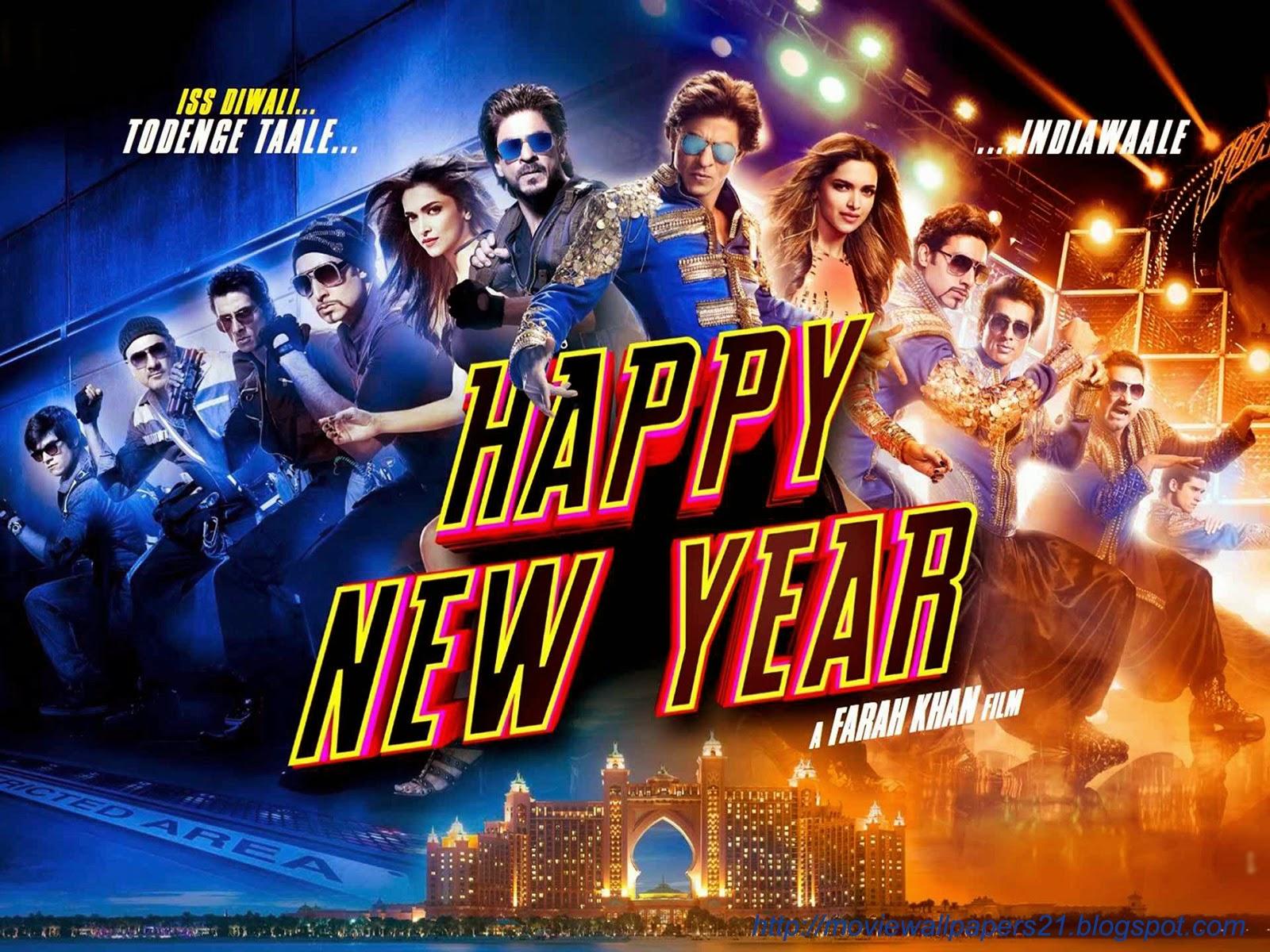 Happy New Year Bollywood Movie With Online Movies Wallpaper