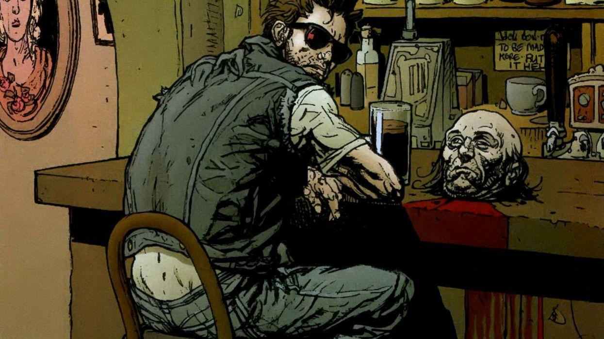 PREACHER comics vertigo dark blood f wallpaperx1440
