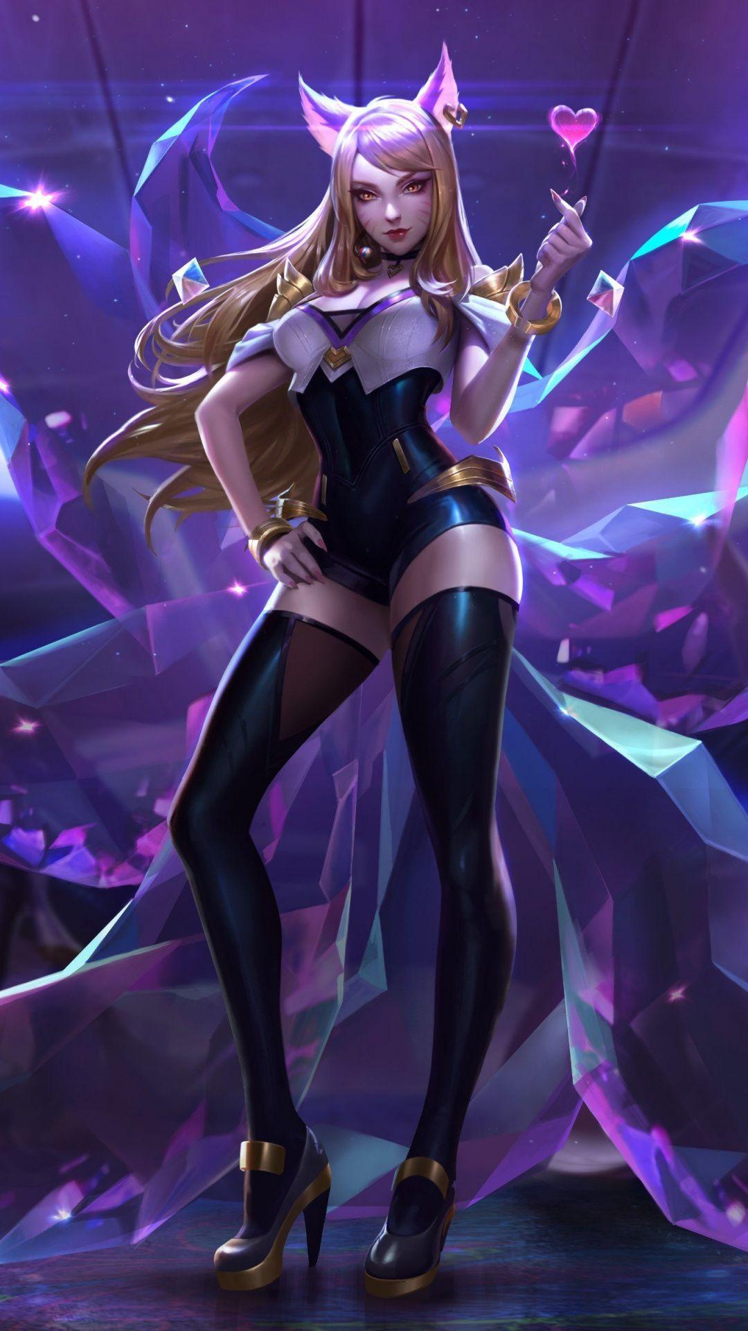 Ahri Kda Wild Rift Wallpaper Once You See The Icons In Your League Of Legends Account You Can
