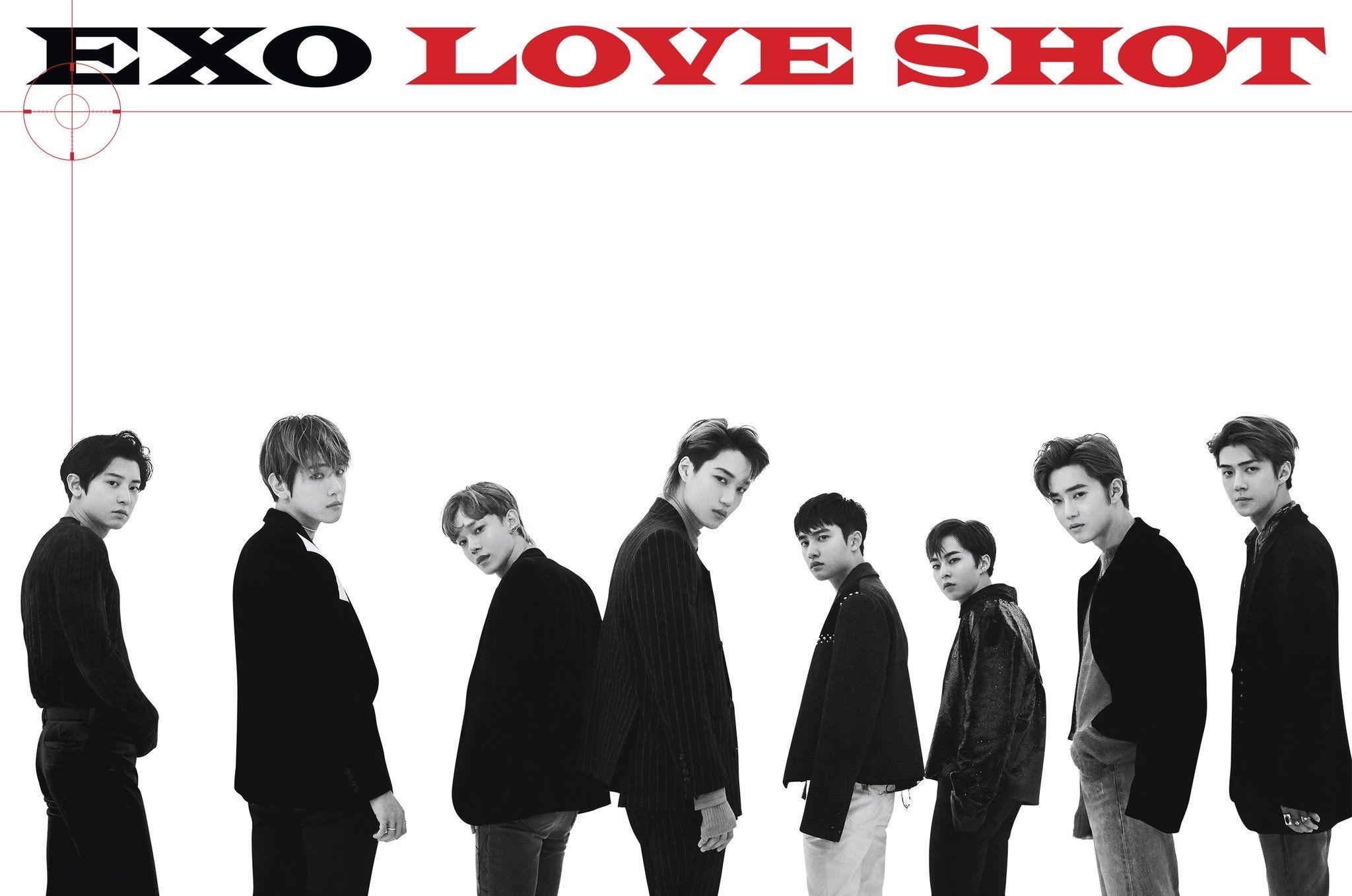 EXO The 5th Repackage Album 'LOVE SHOT'. exo. EXO