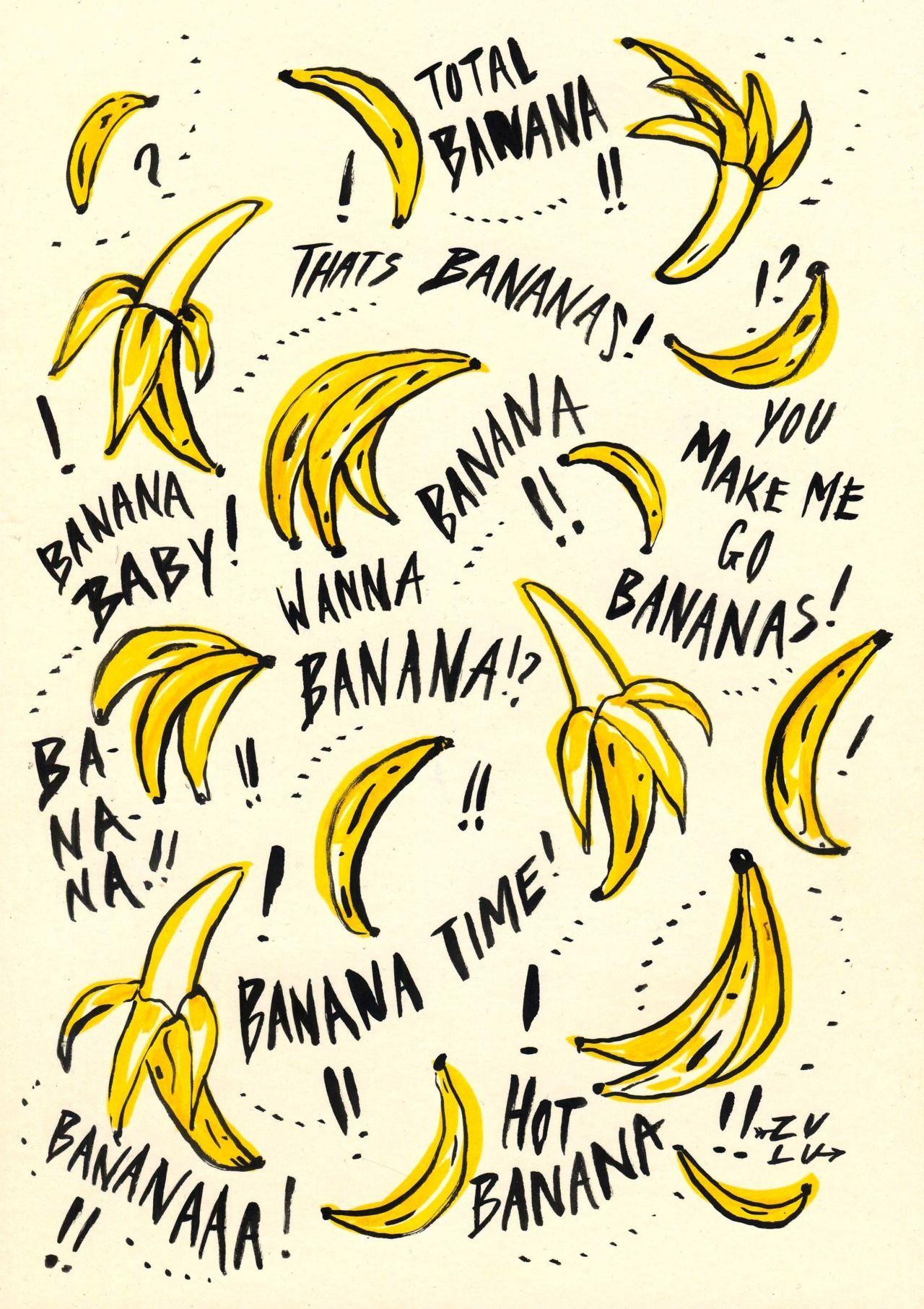 Lynnie Zulu, Photo. wallpaper. Banana art, Pattern