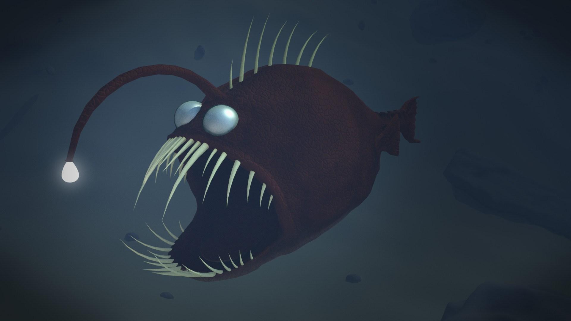 Anglerfish Light. Anglerfish Light Top Angler Fish Beautiful With
