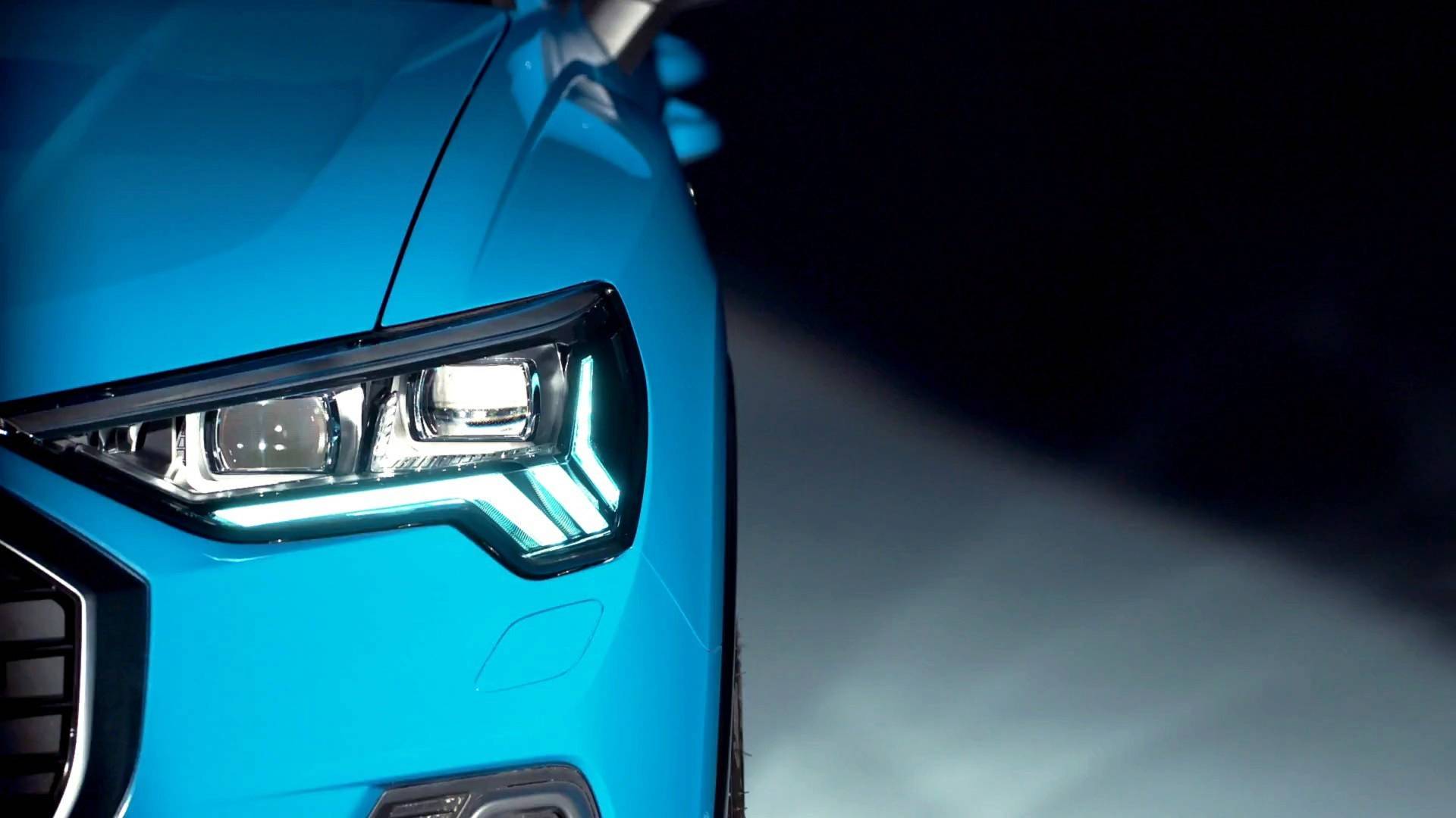 Audi Q3 Reveals Full LED Headlights In New Video Teaser