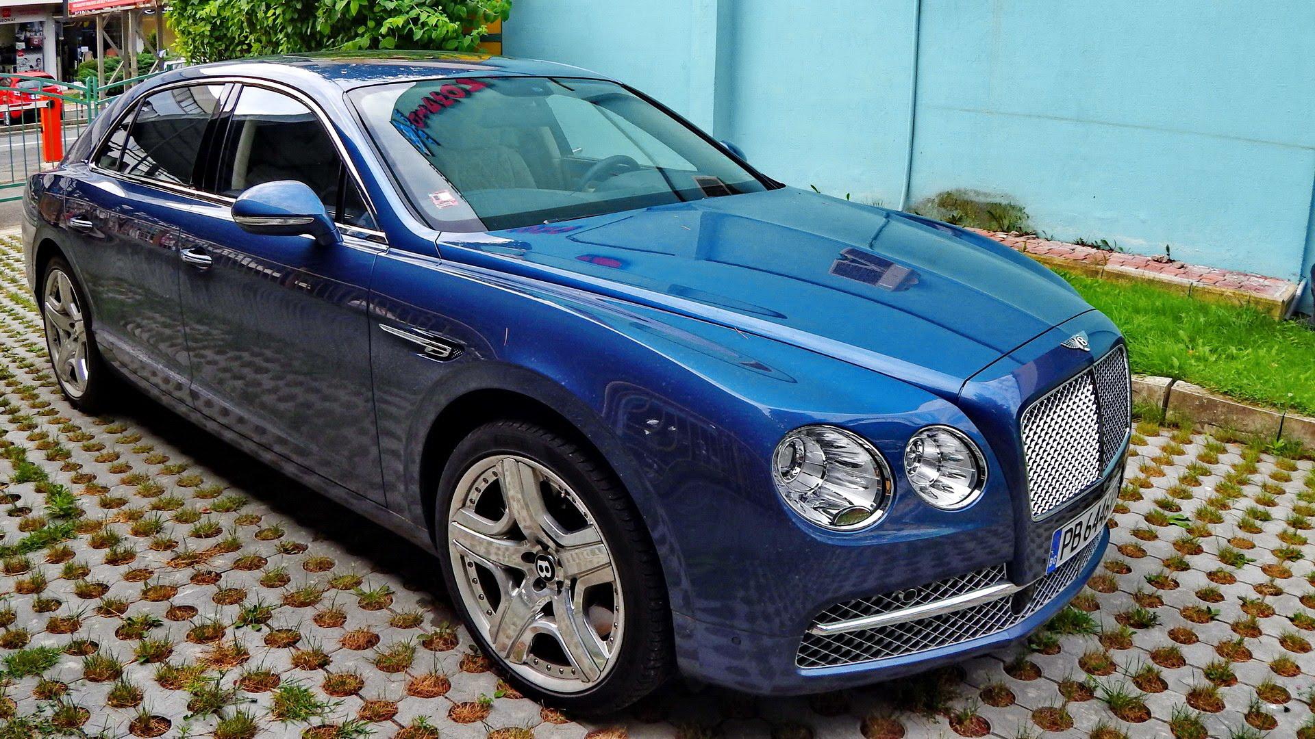 Blue Bentley Flying Spur W12 Wallpaper. Car Picture Website