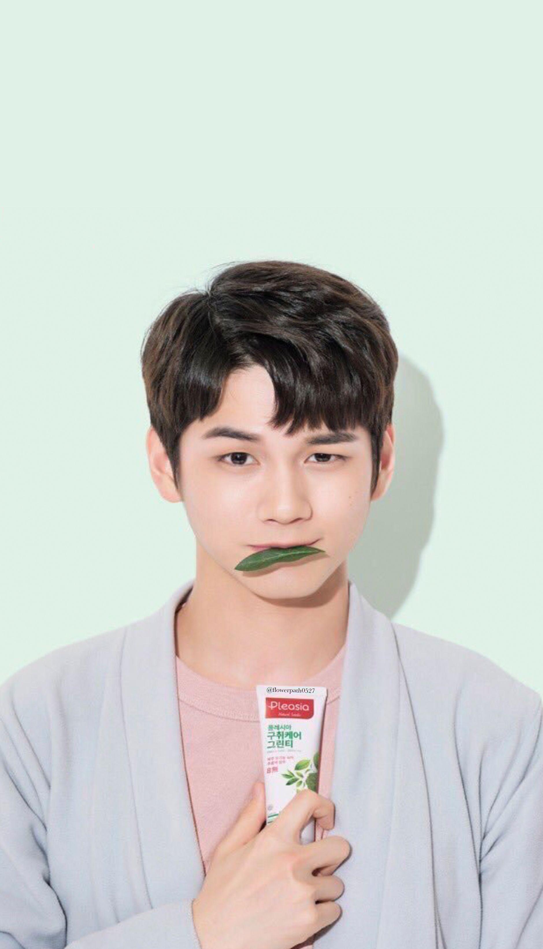 Wanna One x Pleasia Toothpaste Ong Seongwu Wallpaper. About Wanna One