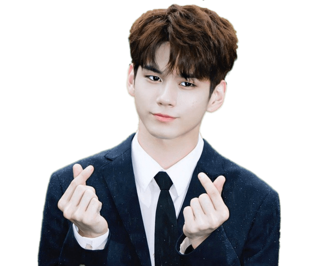 Wanna One Ong Seong Wu Posing transparent PNG