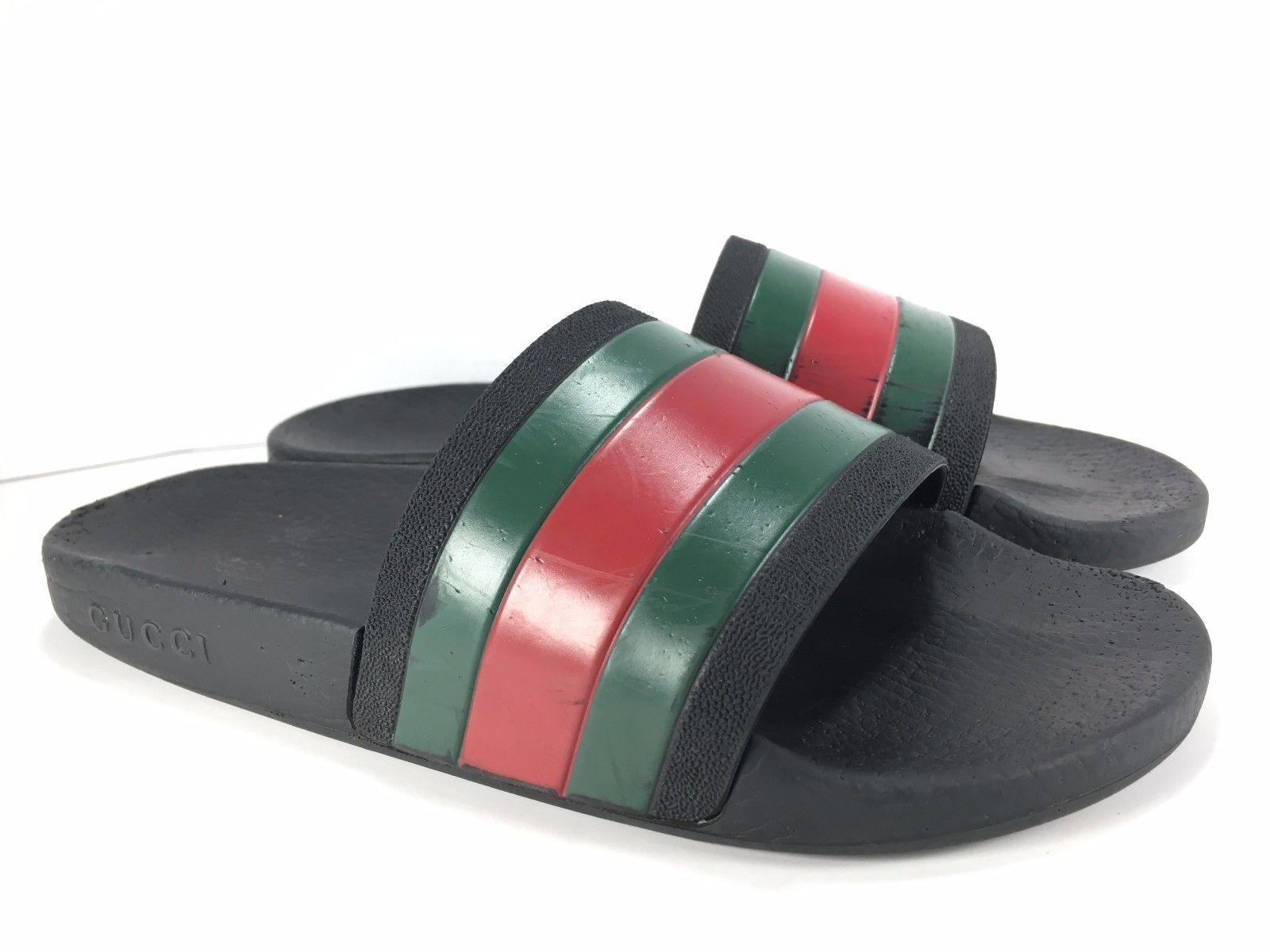 Gucci Flip Flop Rubber Slide Men Sandal Size 6