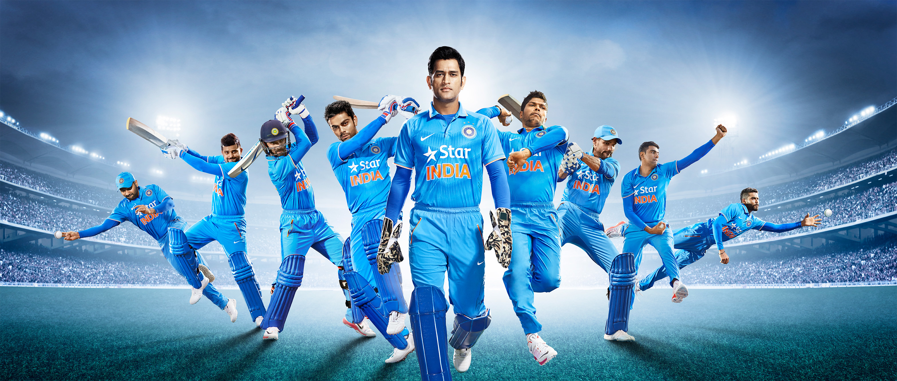 #MS Dhoni, #Team India, #National cricket team, #Shikhar Dhawan, #Suresh Raina, #Indian Cricket Team, #Rohit Sharma, #Virat Kohli. Mocah.org HD Desktop Wallpaper