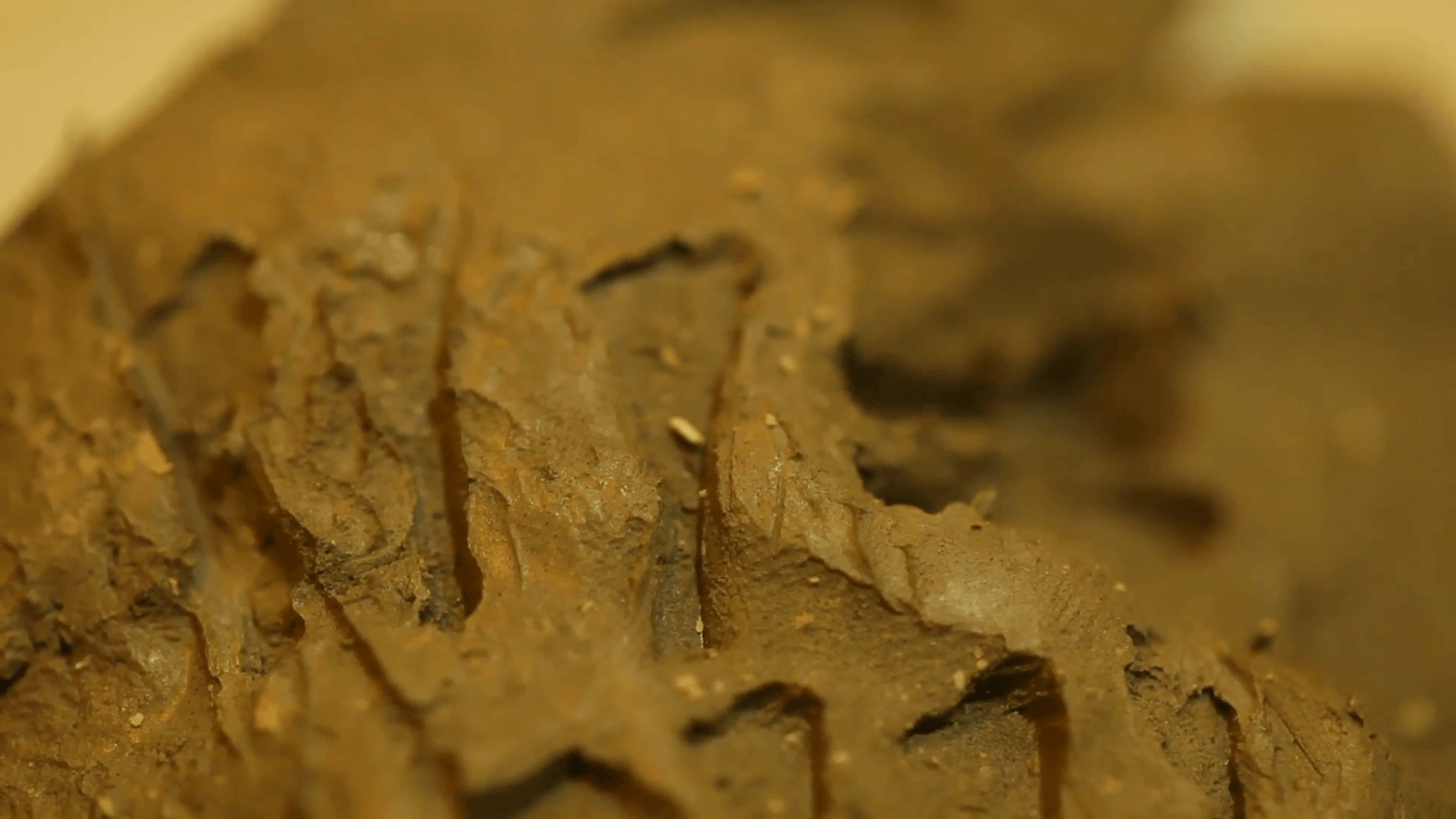 sumerian writing on clay tablet mesopotamia Stock Video Footage