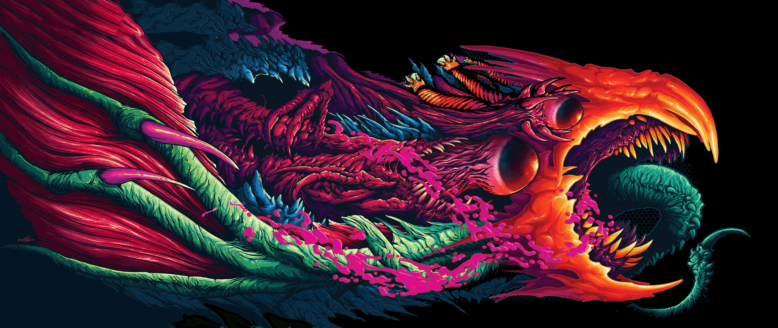 Хайпер ос на каких телефонах. ХАЙПЕР Бист. КС го Hyper Beast. ХАЙПЕР Бист рисунок.