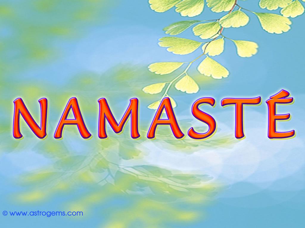 Namaste symbol wallpaper