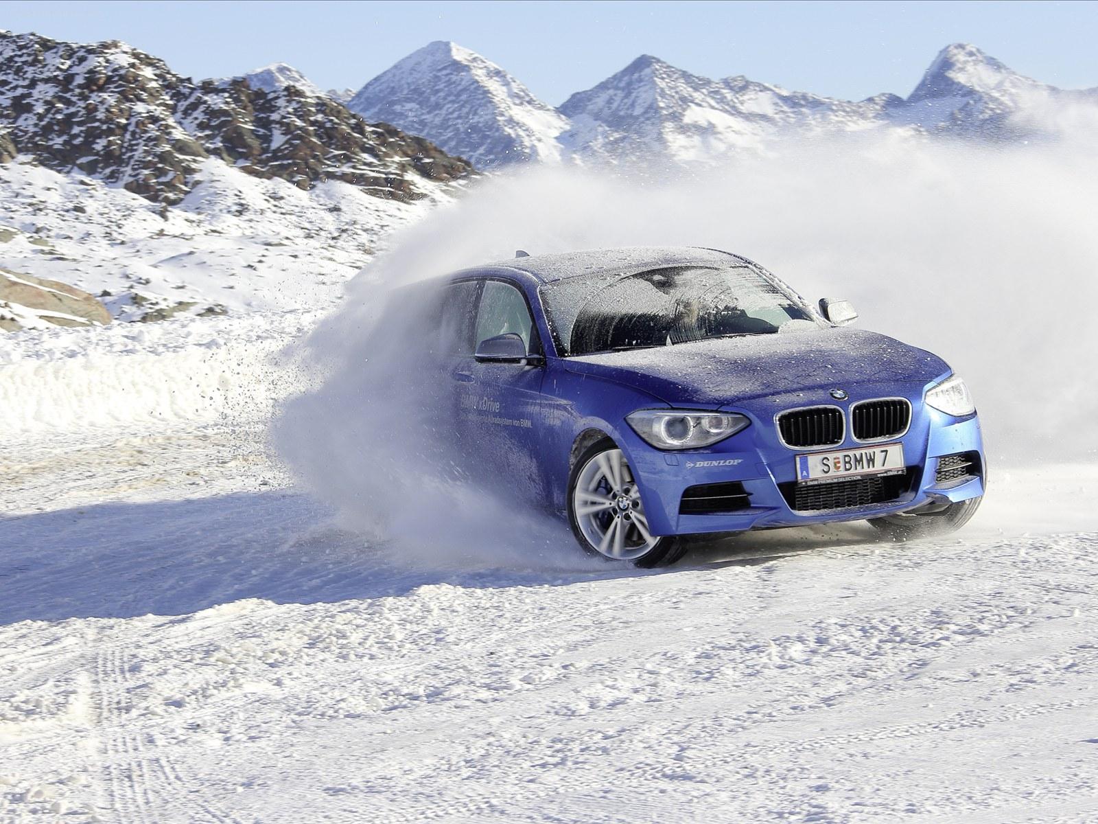 BMW f20 зимой
