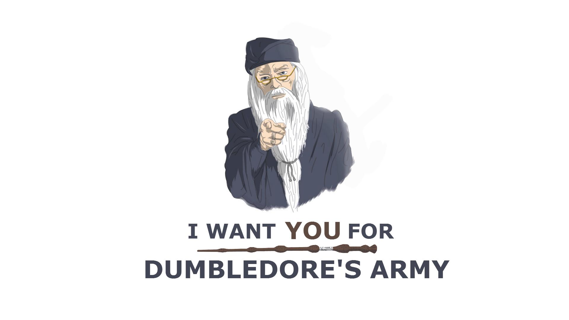 Dumbledore's Army poster & collages