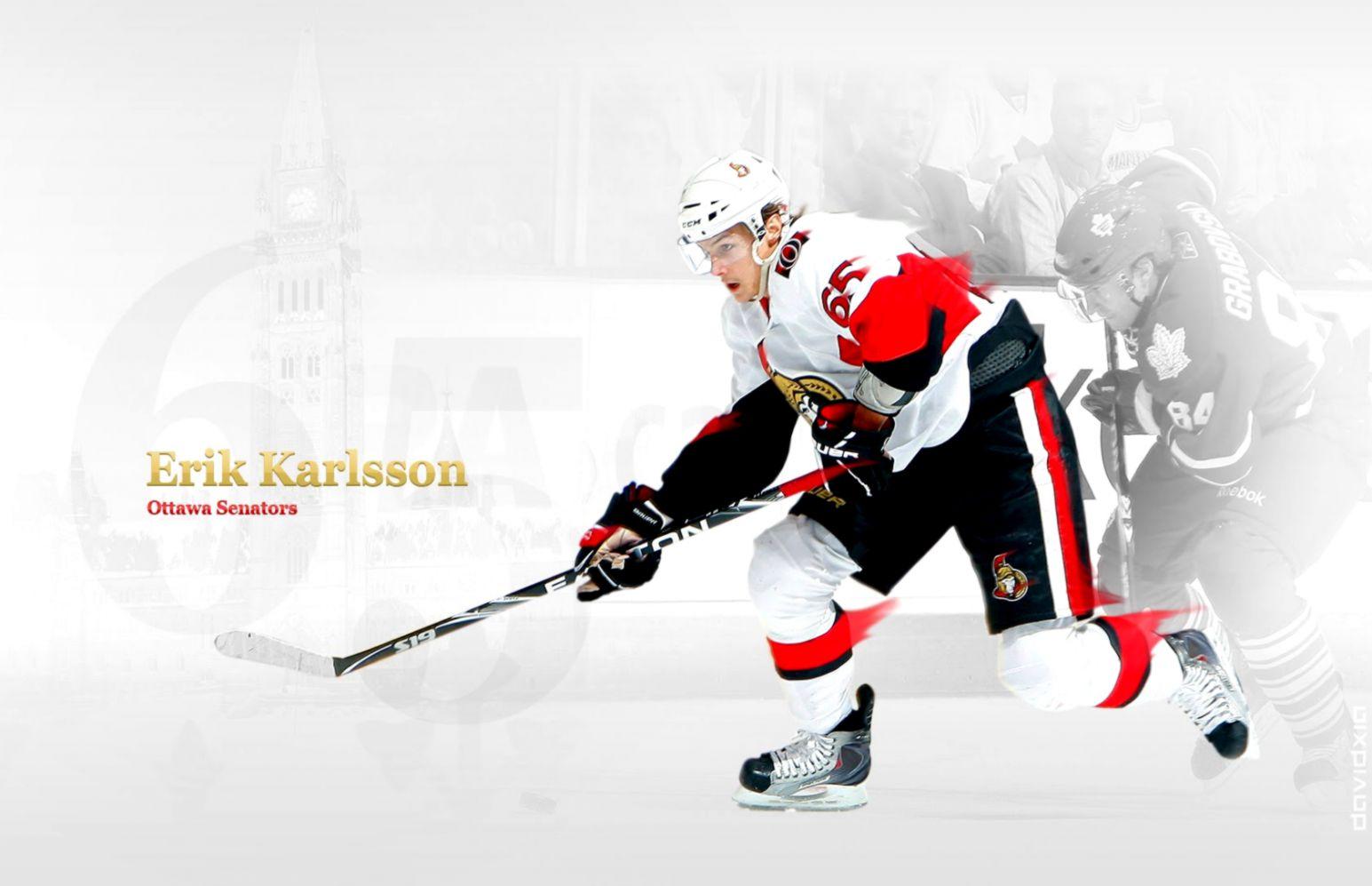 Erik Karlsson Ottawa Senators HD Desktop Background