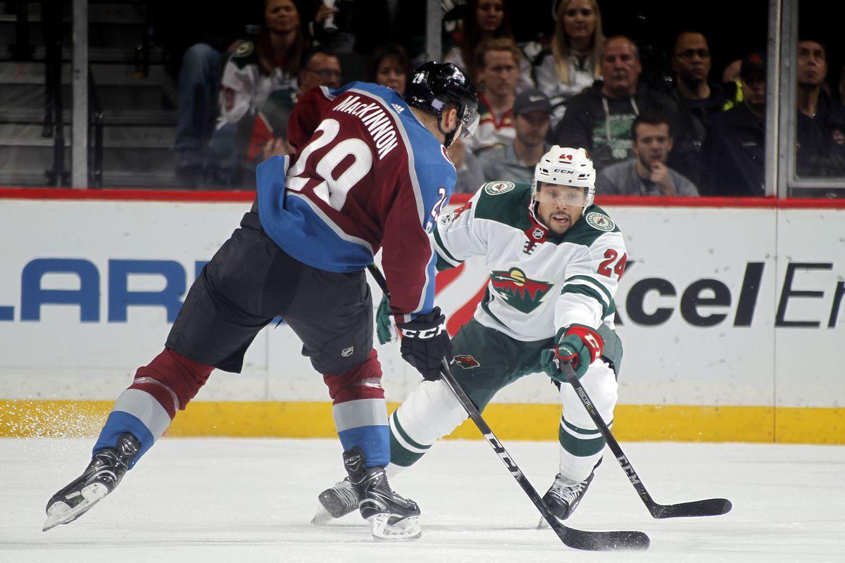 Wild Dominated In Every Aspect Of 7 2 Loss To Nathan MacKinnon