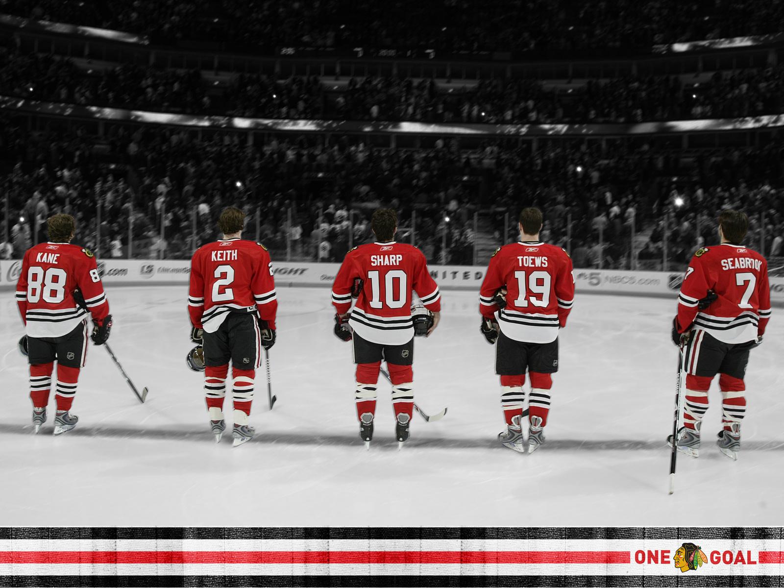 Best Hockey player of Chicago Jonathan Toews and his team wallpaper