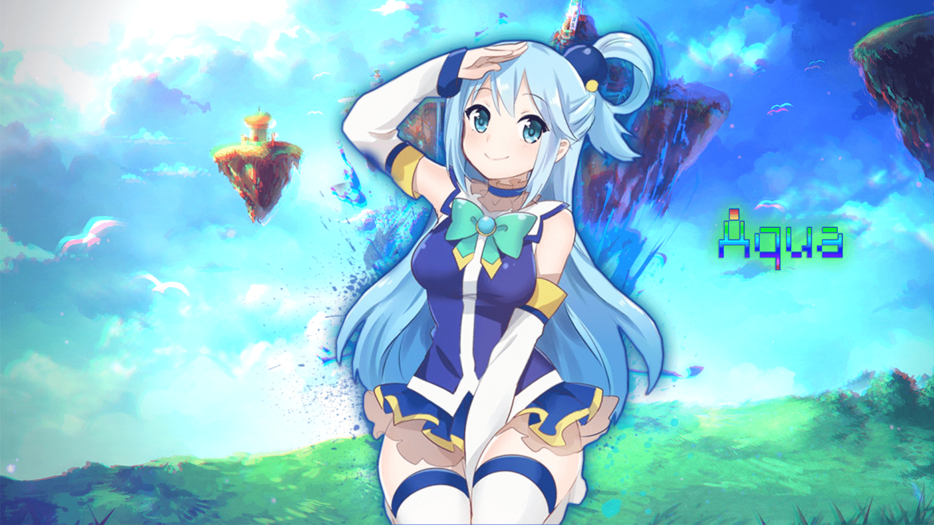 kononsuba aqua freeter