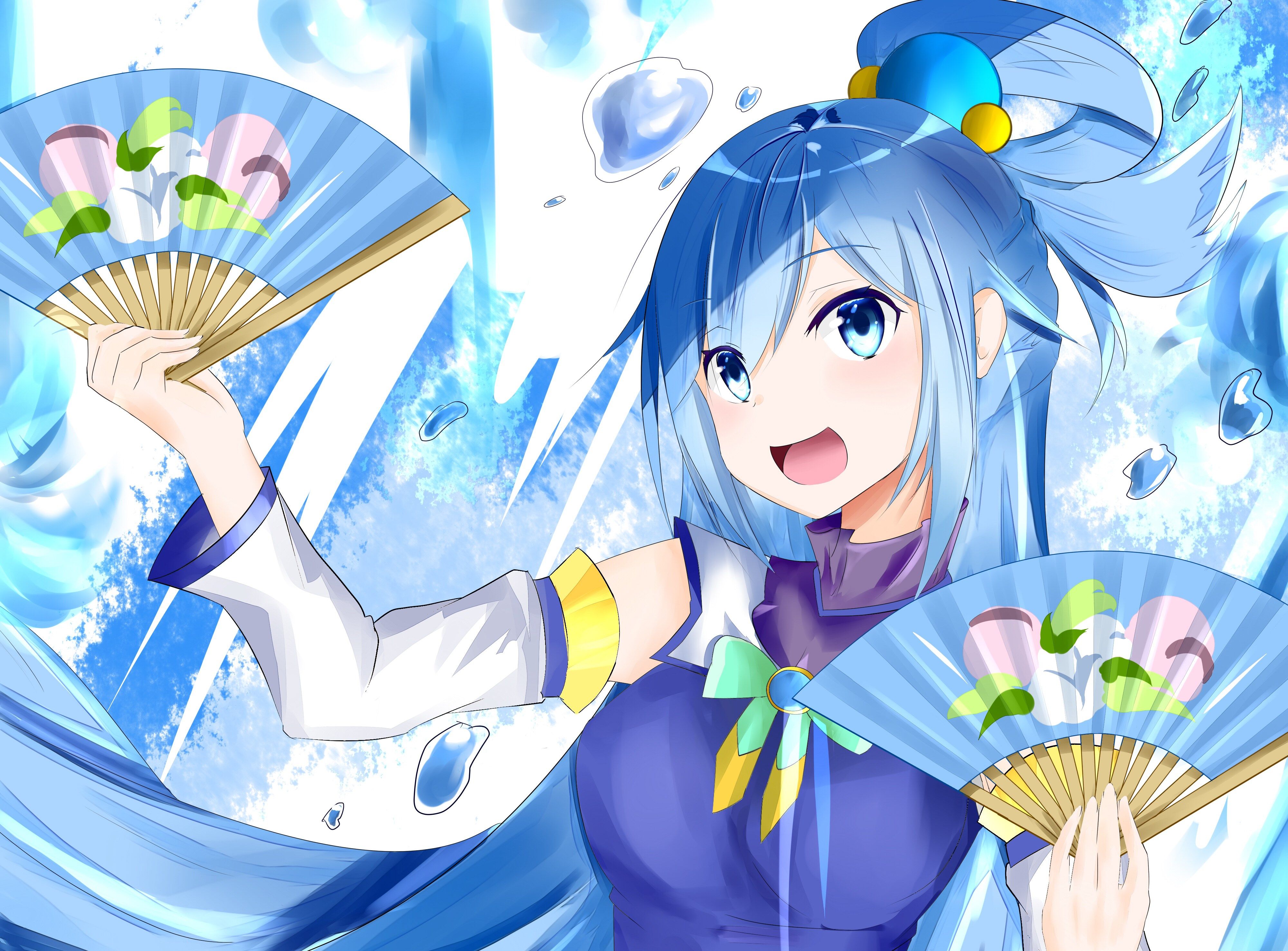 Konosuba  aqua 4K wallpaper download