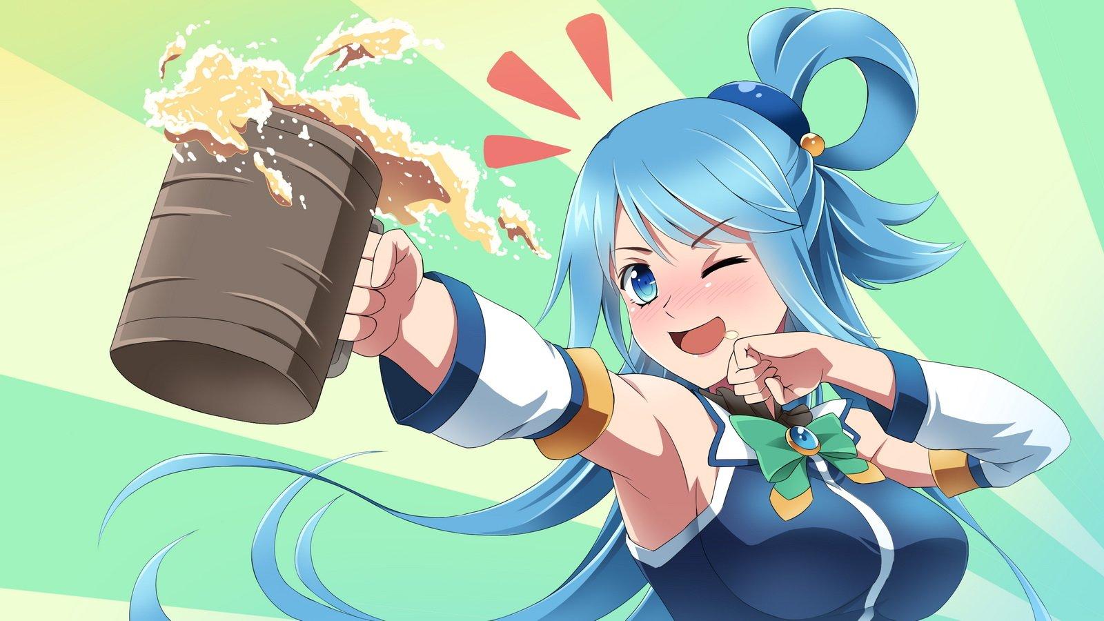 Aqua KonoSuba Wallpapers - Wallpaper Cave