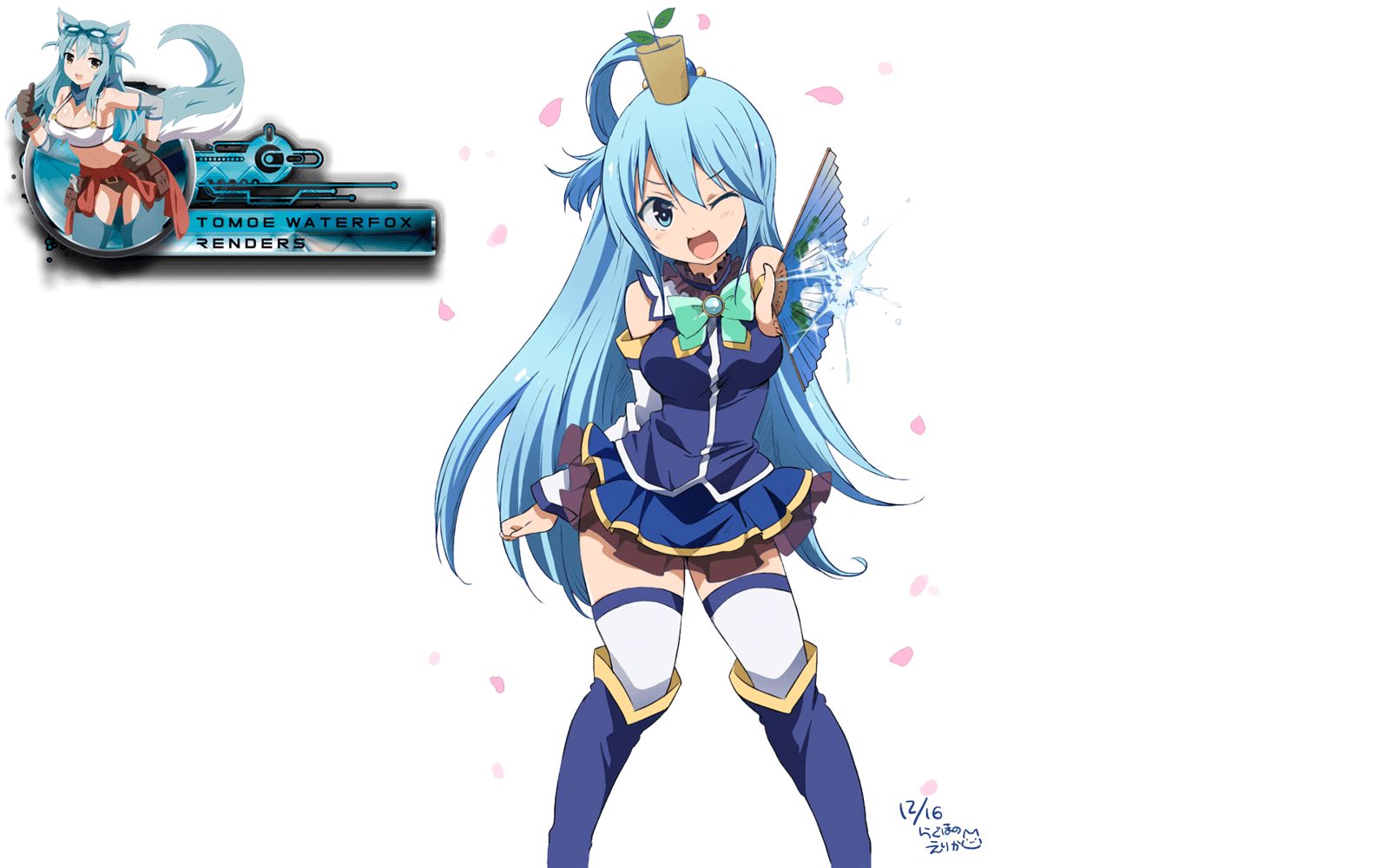 Download Enjoy the adventures of Kazuma, Aqua and the gang as they explore  KonoSuba! Wallpaper