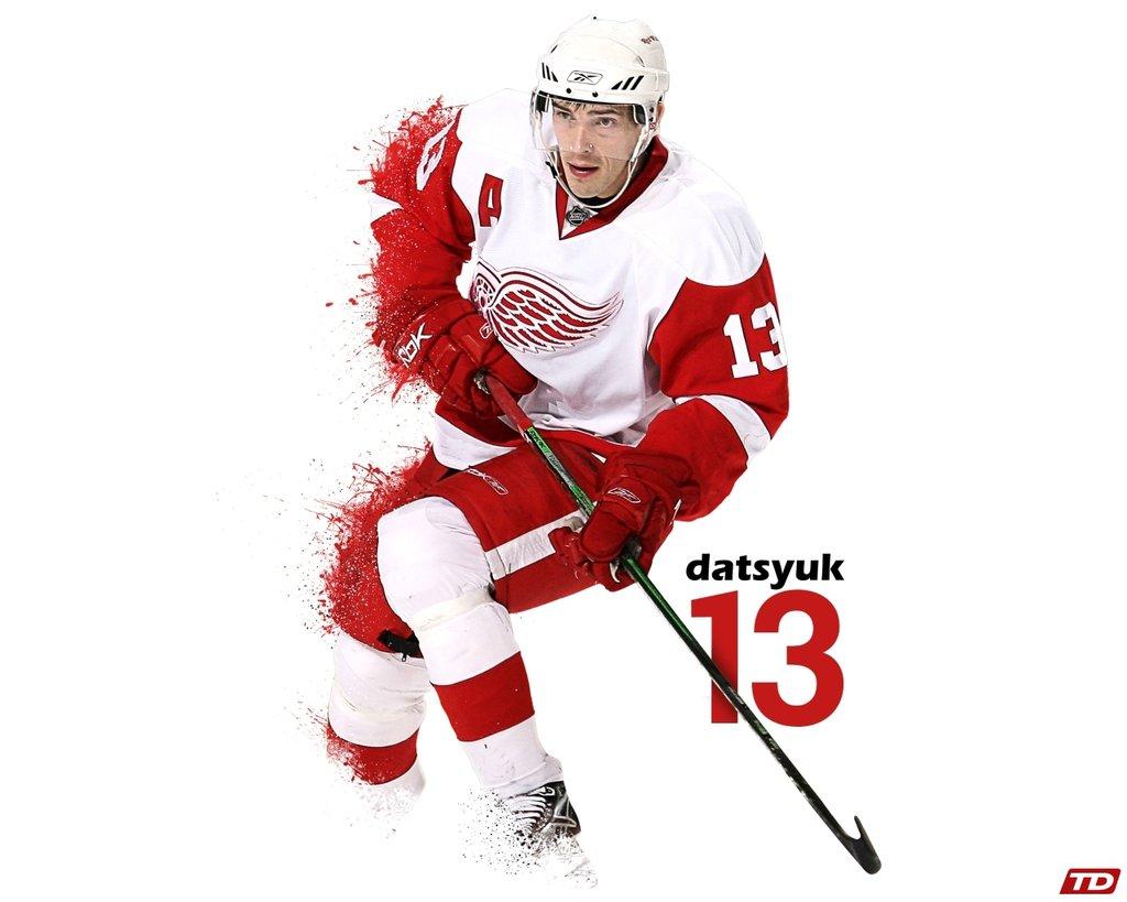 Pavel Datsyuk of the Detroit Red Wings Editorial Stock Image