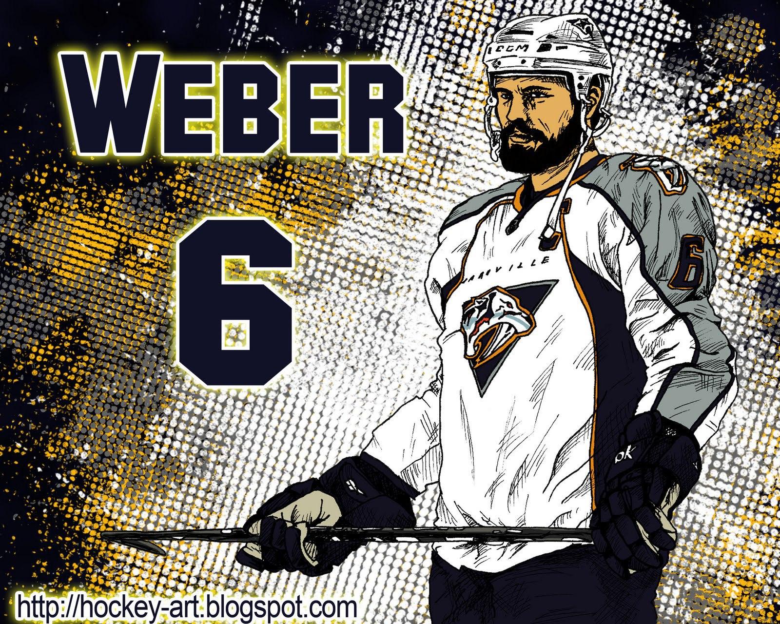 Hockey player SHEA Weber on ice wallpaper and image