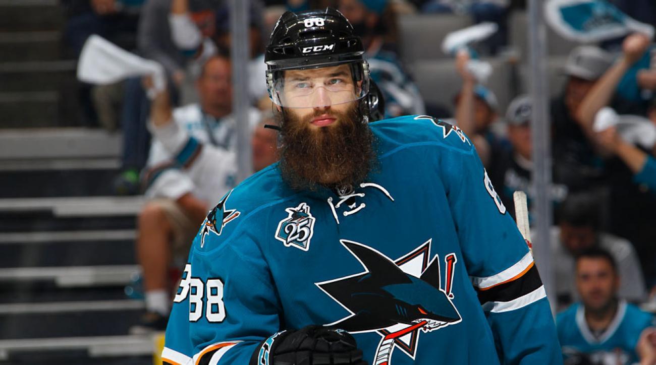 Brent Burns of the San Jose Sharks is a colorful guy
