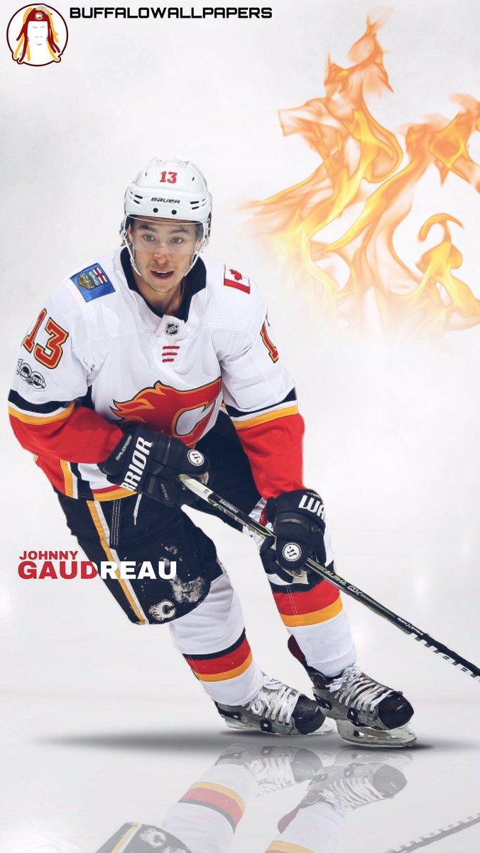 Download Johnny Gaudreau Ice Hockey Calgary Flames Art Wallpaper