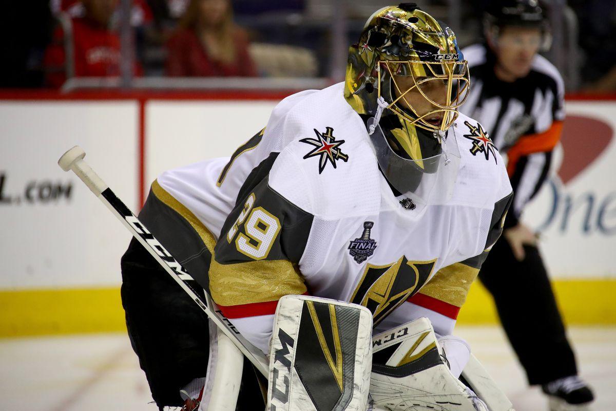 Knights Nuggets: Marc Andre Fleury Ranked NHL's 6th Best Goalie