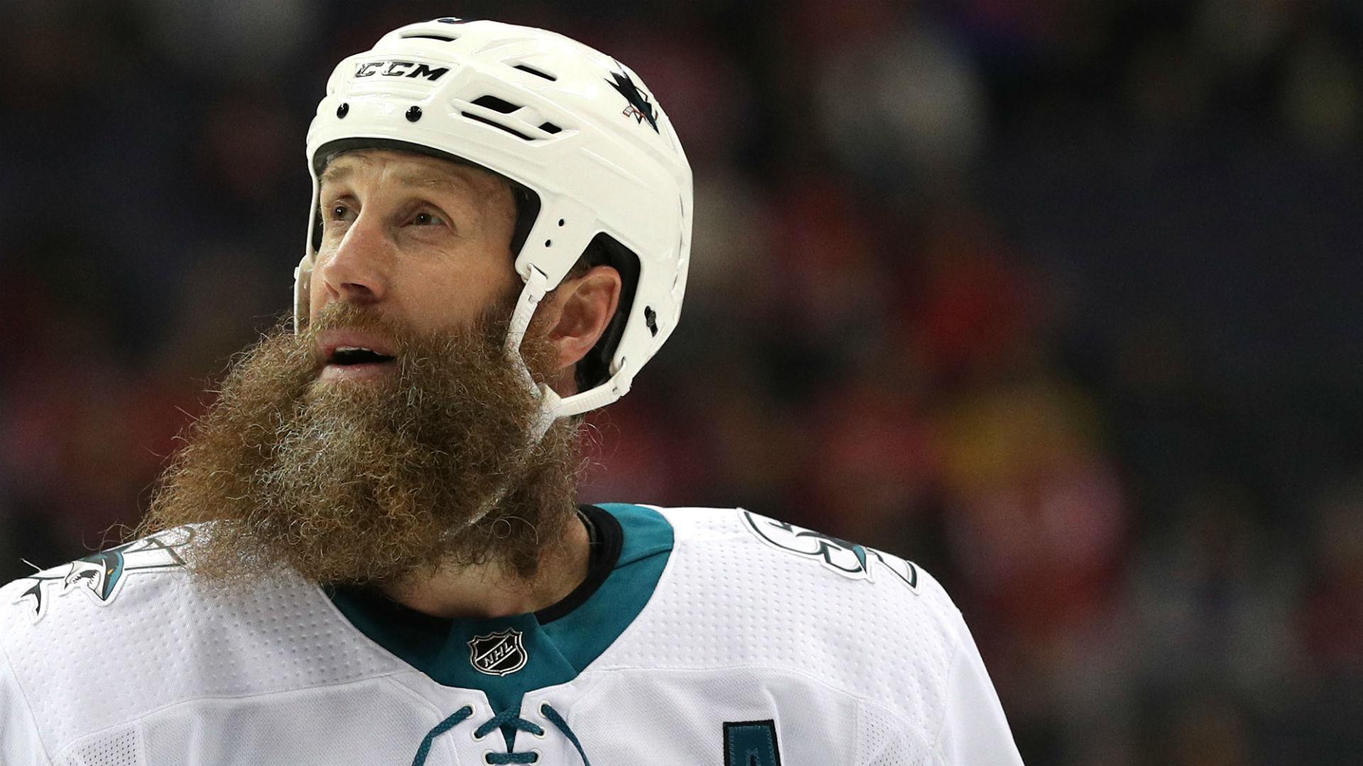 Sharks' Joe Thornton turns back the clock, shaves his beard. NHL