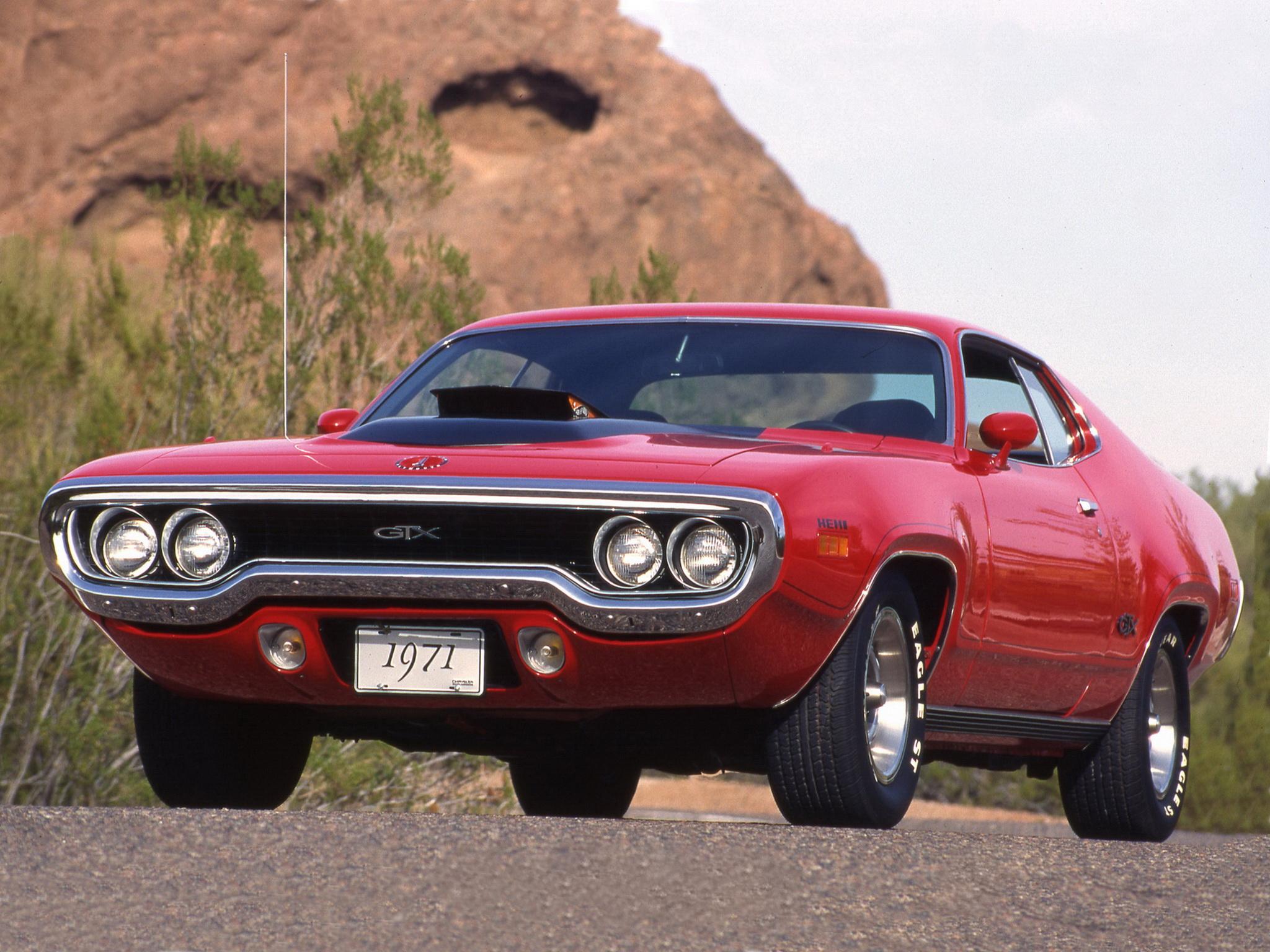 Plymouth GTX muscle classic wallpaperx1536