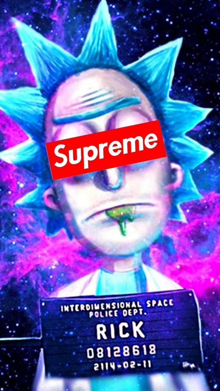 Supreme Rick. wallpaper. Rick, morty, Supreme, Supreme