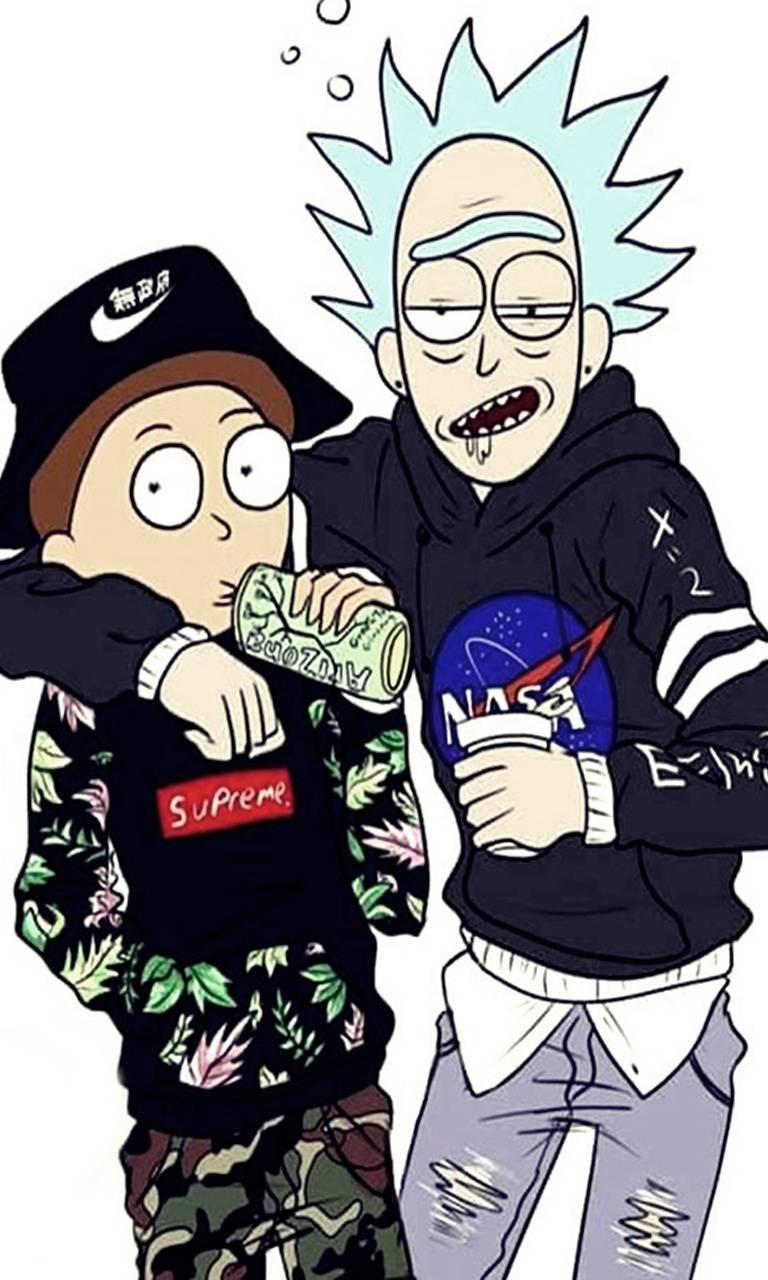 Supreme Rick And Morty Wallpapers - Wallpaper Cave