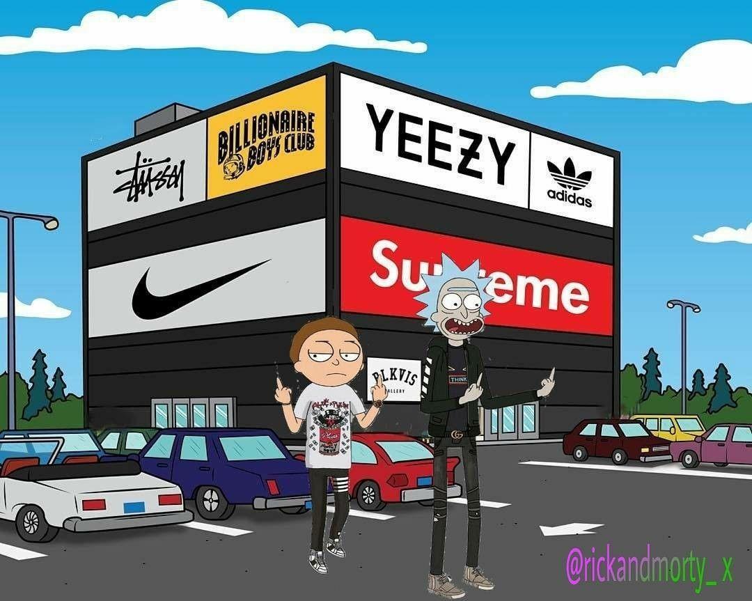 Rick and Morty x Supreme